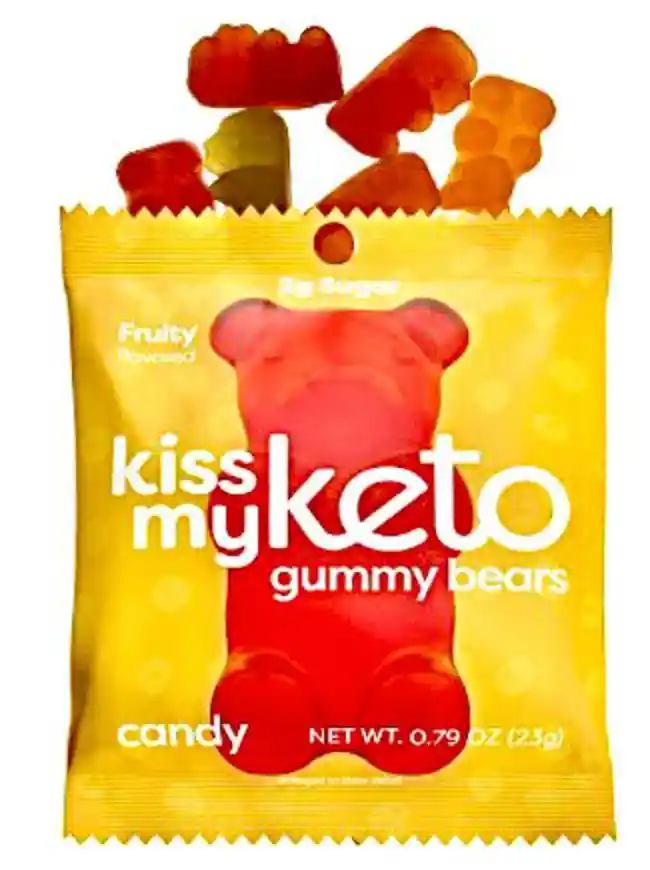 Keto Gummy Bears Kiss My Keto 23g (sabor Fruta) Con Mct Oil - Gomitas Keto