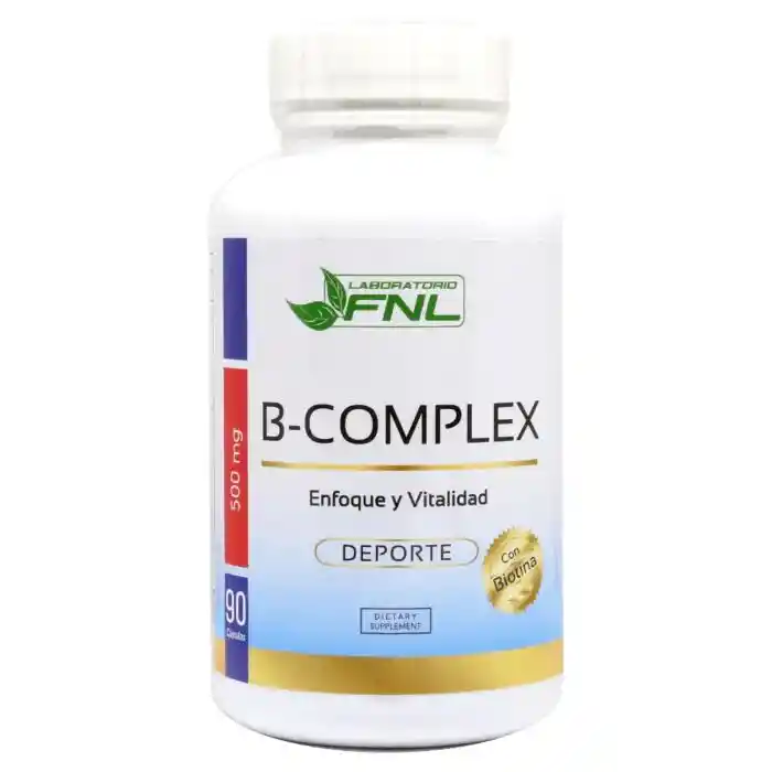 B-complex 90caps Vitaminas Complejo B Laboratorio Fnl