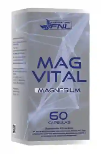 Mag Vital Magnesium 60 Caps Laboratorio Fnl