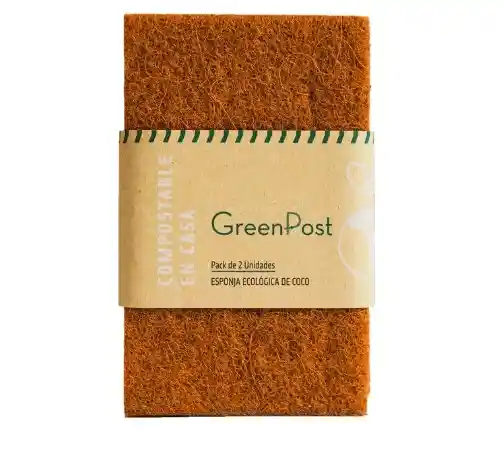 Esponja De Coco Greenpost - 2 Un