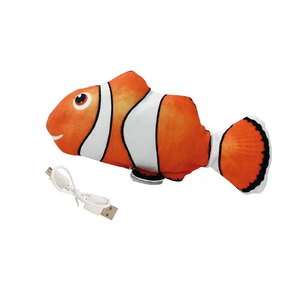 Juguete Pez Nemo Con Movimiento Carga Usb