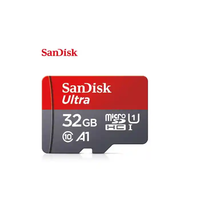 Tarjeta Memoria Micro Sd Sandisk Ultra 32 Gb Original Nintendo Switch (roja) A1, Clase 10, 120 Mb/s (32 Gb)