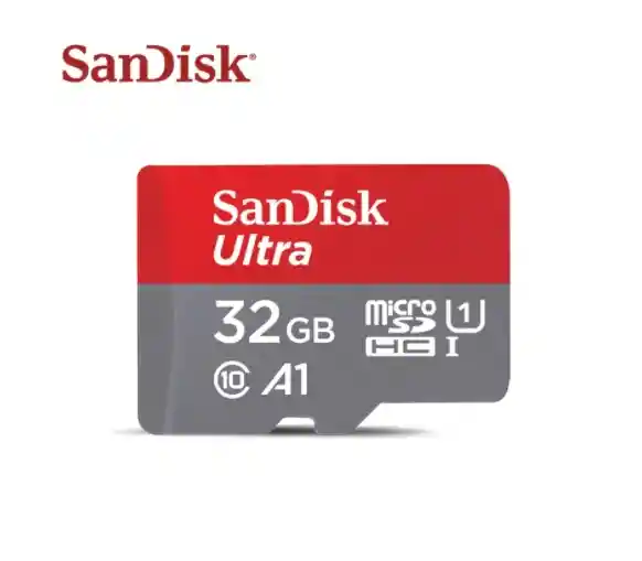 Tarjeta Memoria Micro Sd Sandisk Ultra 32 Gb Original Nintendo Switch (roja) A1, Clase 10, 120 Mb/s (32 Gb)