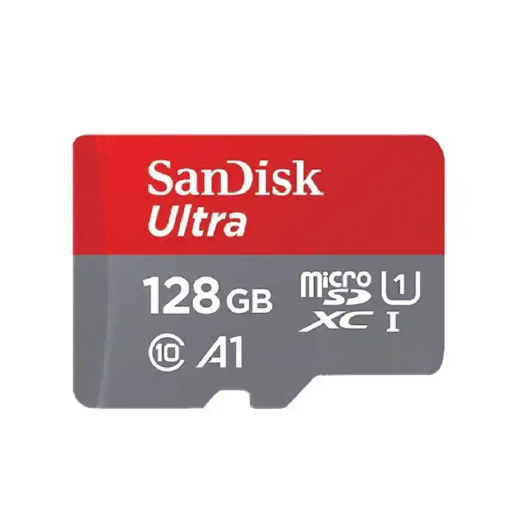 Tarjeta Memoria Micro Sd Sandisk Ultra 128 Gb Original Compatible Nintendo Switch Go Pro Microsdxc 120 Mb/s (roja) (128gb)