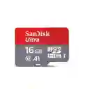 Tarjeta Memoria Micro Sd Sandisk Ultra 16 Gb Original Compatible Nintendo Switch Go Pro A1 U1 V10 Clase 10, 120 Mb/s(roja) (16 Gb)