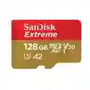 Tarjeta Memoria Micro Sd Sandisk Extreme Original 128 Gb 4k U3 Original Compatible Nintendo Switch Go Pro Microsdxc 160 Mb/s Dorada