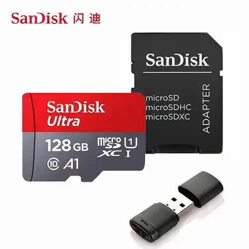 Tarjeta Memoria Micro Sd Sandisk Extreme Original 128 Gb 4k U3 Original Compatible Nintendo Switch Go Pro Microsdxc 160 Mb/s Dorada