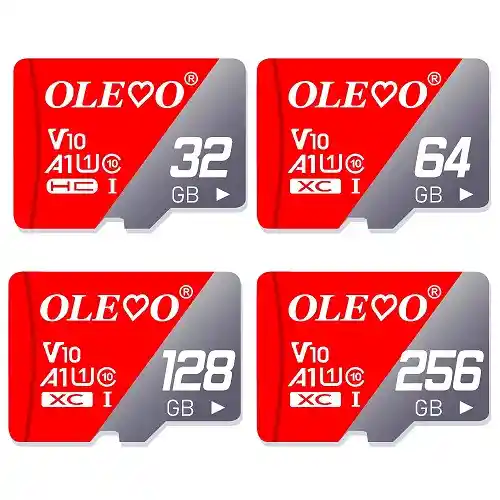 Tarjeta Memoria Micro Sd Olevo 64 Gb Original Nintendo Switch A1, Clase 10, 30 Mb/s (64 Gb)