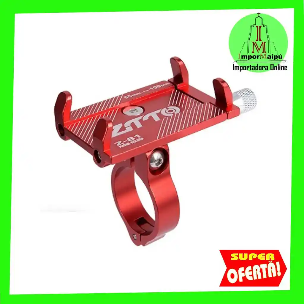 Soporte Base De Celular Para Bicicleta Moto De Alumino Portacelular Para Telefono Metal De Bici O Motocicleta