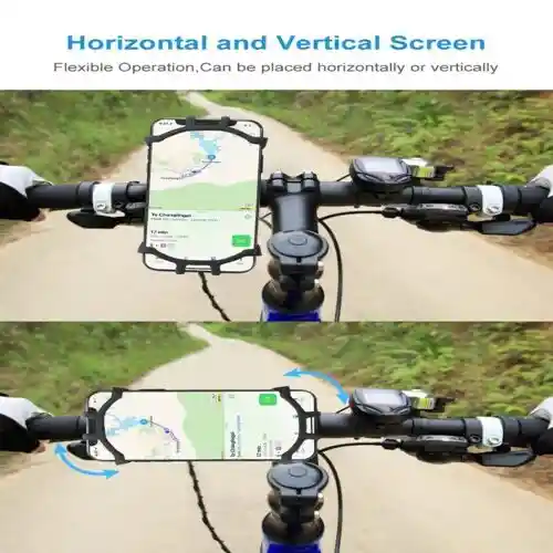 Soporte Base De Celular Para Bicicleta Giratorio Motocicleta Bici Ruta Deportiva Flexible Smartphone 4 A 6 Pulgadas.