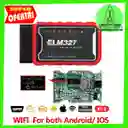 Scanner Automotriz Auto Elm327 Wifi Obd2 Última Versión Nueva Original Para Vehículos Multimarca (rojo)