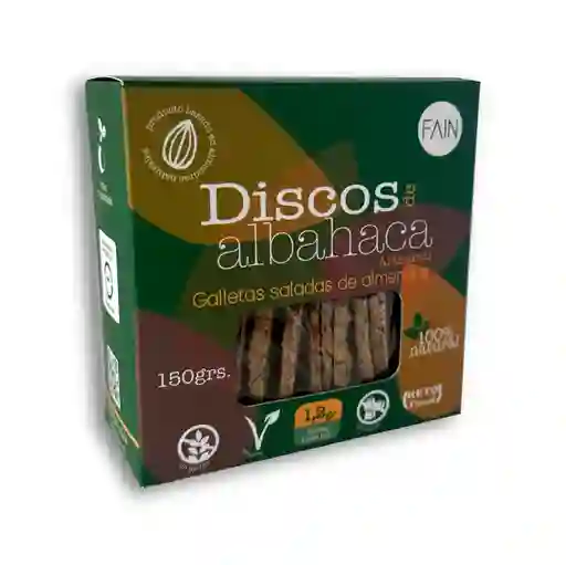Discos De Albahaca Keto (sin Gluten, Vegano) Fain 150g