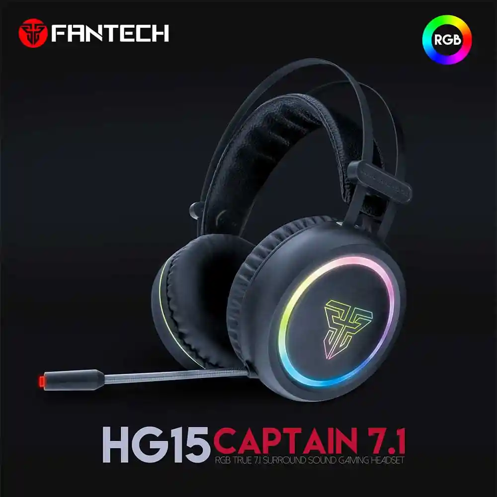 Audífonos Gamer Captain Hg15 Black Edition