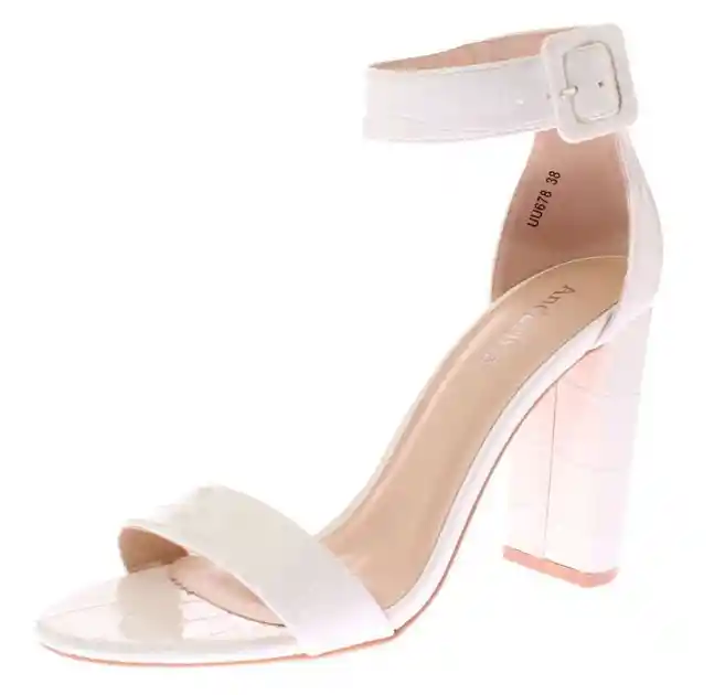 Tacones De Mujer - Sandalias Blanco 39