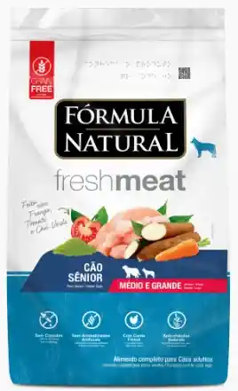 Formula Natural Fresh Meat - Perro Senior Razas Medianas Y Grandes - Pollo, Tomate Y Té Verde - 2.5 Kg