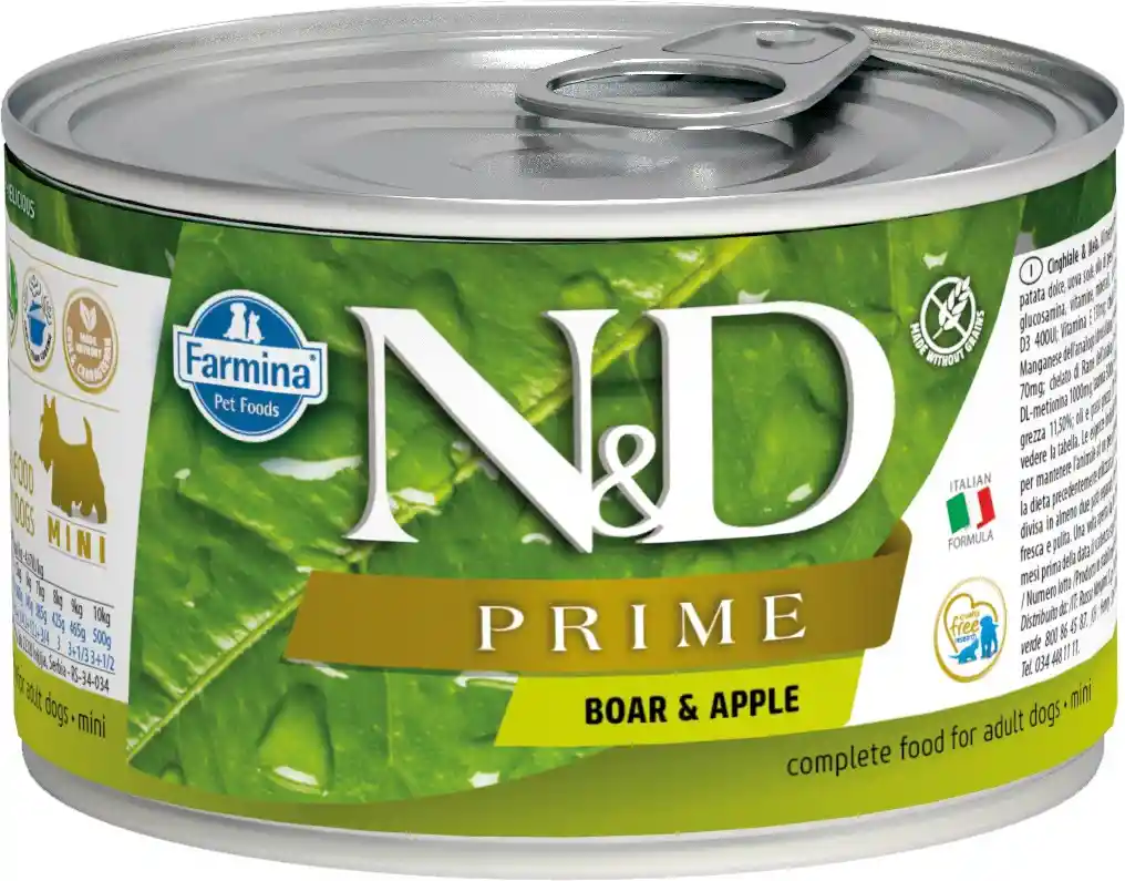 Nyd Prime Lata Perro Adulto - Jabali Y Manzana 140g Farmina