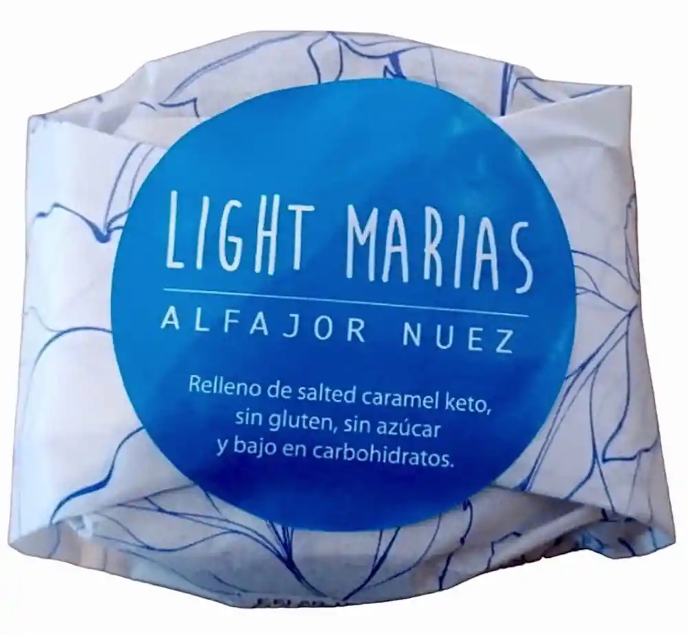 Light Marias - Alfajor Nuez Salted Caramel Keto 65g