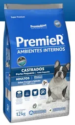 Premierpet - Ambientes Internos Perros Castrados Porte Pequeño 2,5 Kg