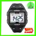 Reloj Hombre Deportivo Digital Multifunción Luz, Sport-shock Impermeable Números Grandes