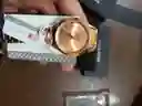 Reloj De Pulsera Dama Mujer Curren Cuarzo Correa De Lujo Acero Inoxidable Analogo Esfera Cronógrafo Dorado