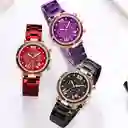 Reloj De Pulsera Dama Mujer Cuarzo Correa Acero Inoxidable De Lujo Analogo Esfera Más Pulseras Accesorios Cronógrafo Dorado