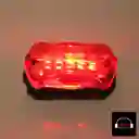 Luz Linterna Led Para Bicicleta Delantera Y Trasera Roja De Bicicleta Pilas Aaa (no Incluídas)