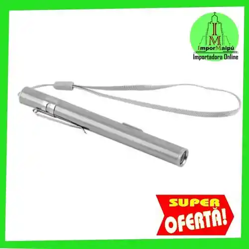 Linterna Tipo Lapiz Led Medica Para Diagnostico Medico Aluminio Recargable De Bolsillo Para Ojos 1 Led