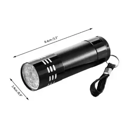 Linterna Tipo Lapiz Led Luz Uv Ultravioleta Laser Pilas De Bolsillo Para Billetes Fluidos