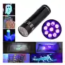Linterna Tipo Lapiz Led Luz Uv Ultravioleta Laser Pilas De Bolsillo Para Billetes Fluidos