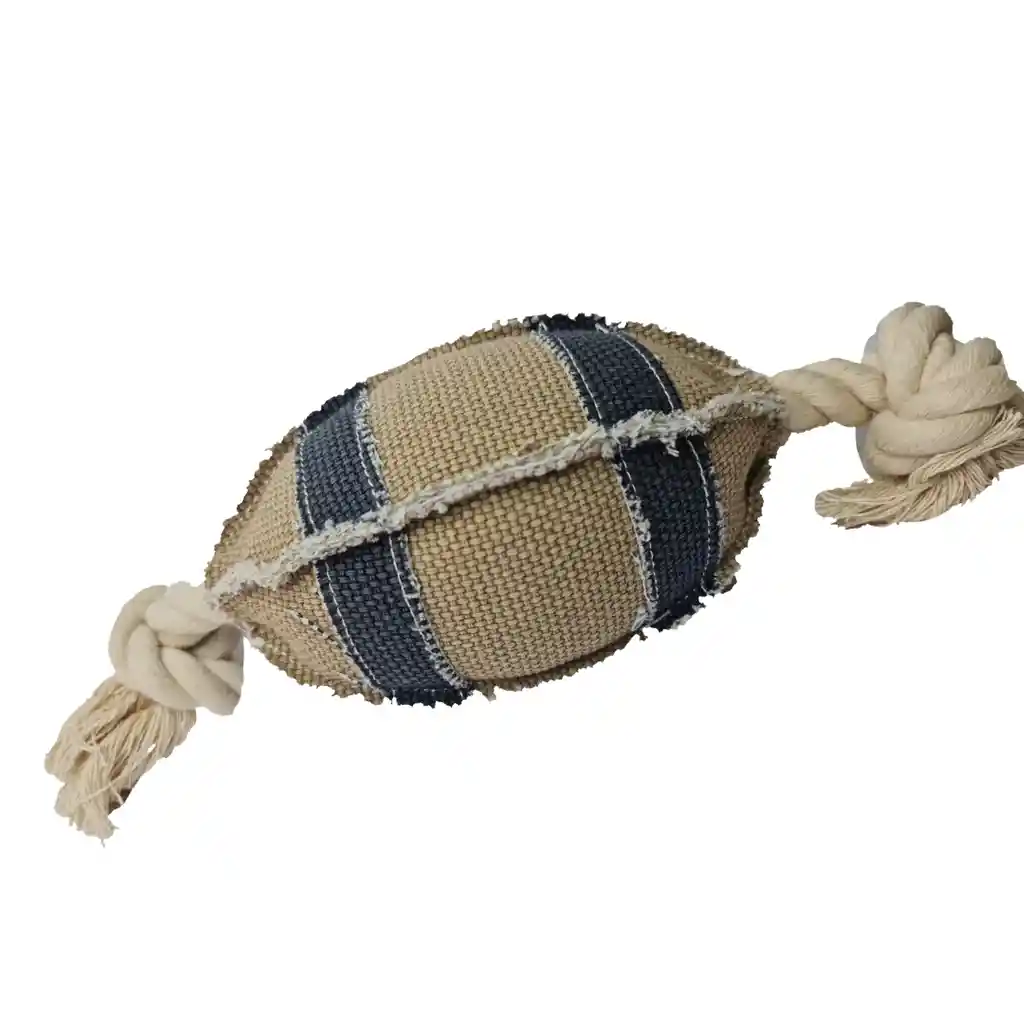 Buen Amigo Peluche Pelota Rugby Cuerda