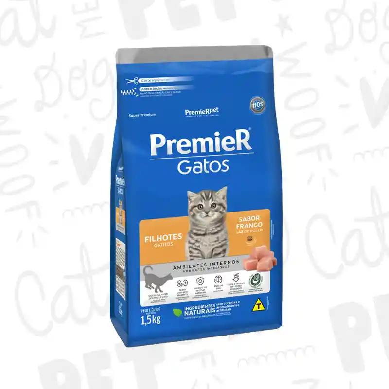 Premier Gato Cachorro Pollo 1,5kg