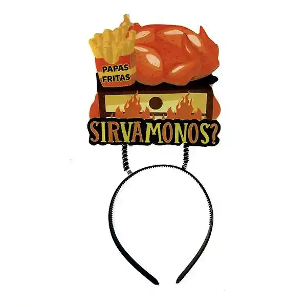 Cintillo Frase "sirvamonos"