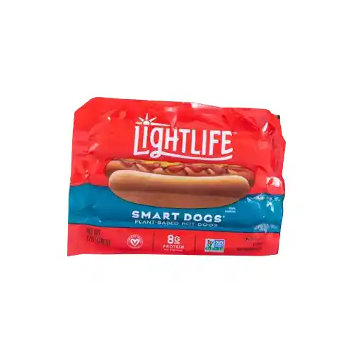 Smart Dogs (hot Dog Vegano) Lightlife 8 Unid 340g