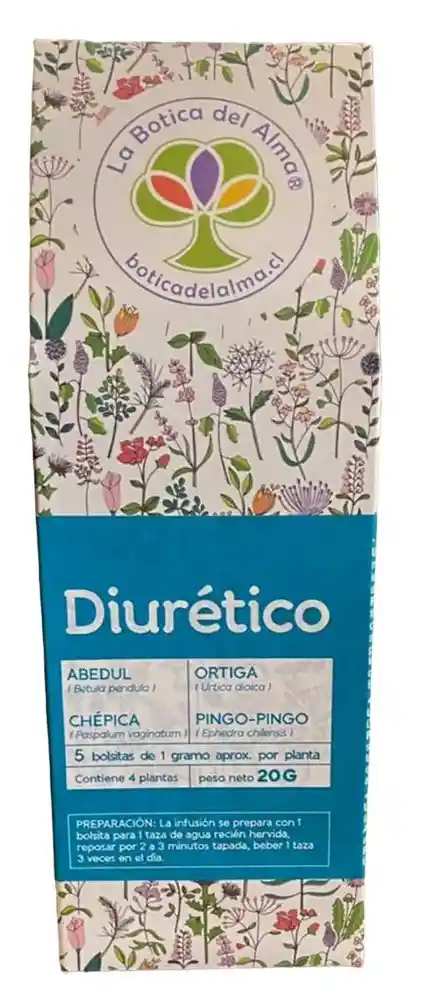 Diurético Infusion Medicinal Botica Del Alma 20g