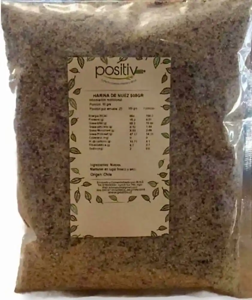 Harina De Nuez Positiv 500 Gr