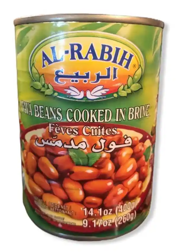 Fava Beans Cooked In Brine Al Rabih (foul Medames) 400g