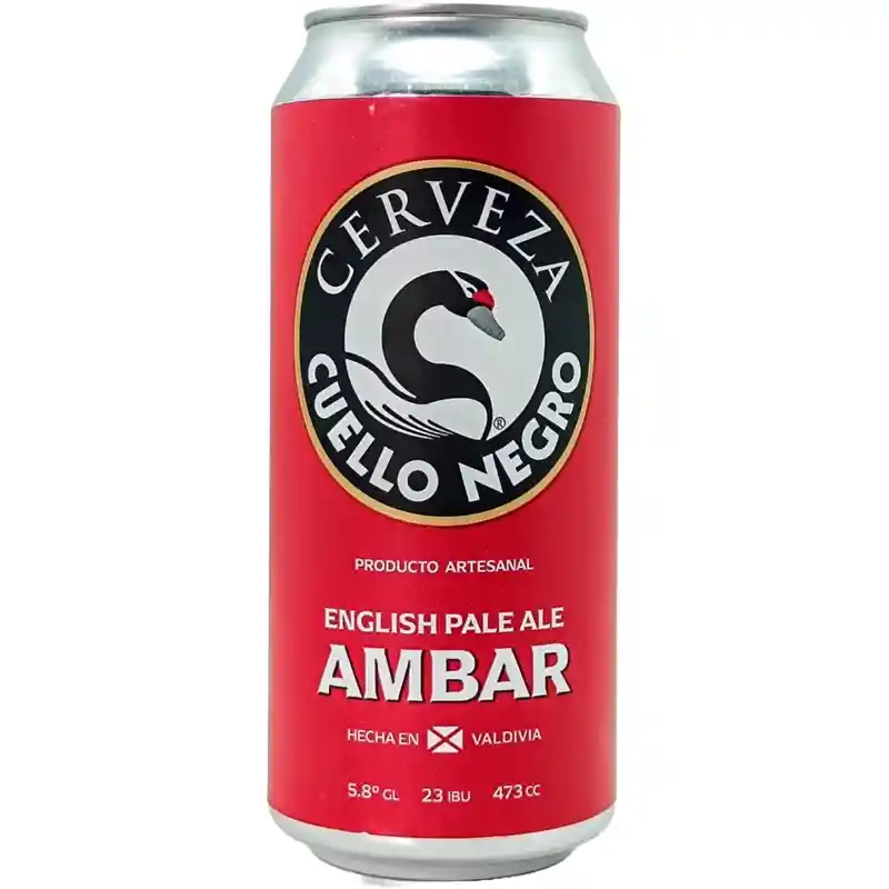 Cerveza Cuello Negro Ambar 5,8° En Lata 473cc (unidad)