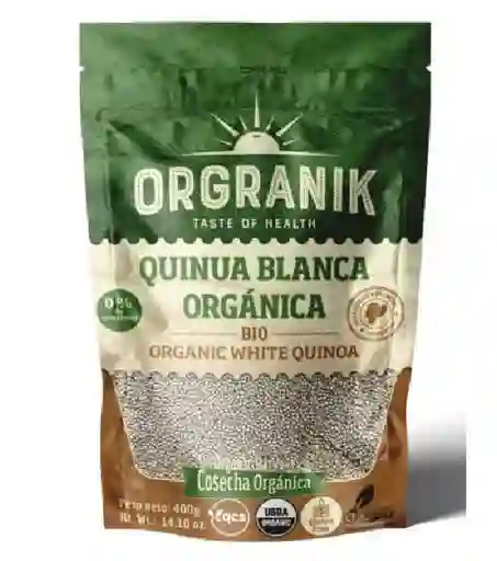 Quinoa Blanca Orgánica Orgranik 400g