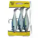 Señuelos Soft Storm Blue Steel Shad 11cms X3unidades