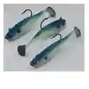 Señuelos Soft Storm Blue Steel Shad 11cms X3unidades