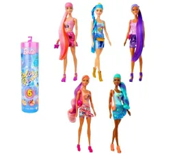 Mattel Barbie Muñeca Color Reveal Serie Mezclilla