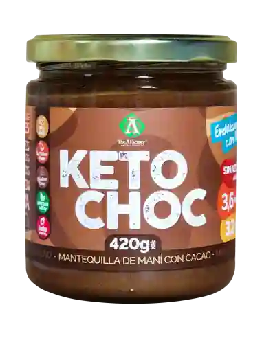 Ketochoc Mantequilla De Maní Cacao Alulosa Sal Rosada Himalaya