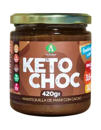 Ketochoc Mantequilla De Maní Cacao Alulosa Sal Rosada Himalaya