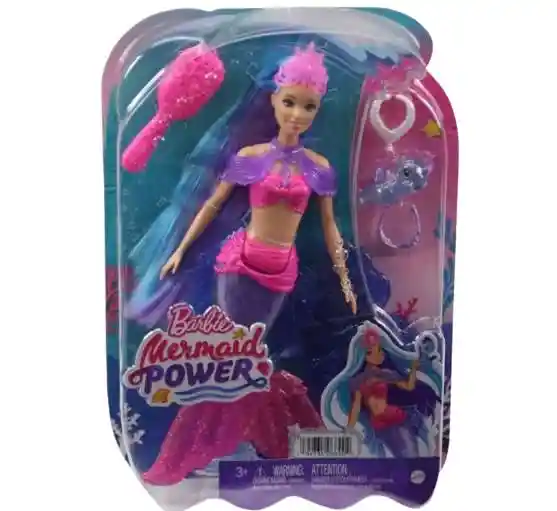 Mattel Barbie Muñeca Mermaid Power Sirena Malibu