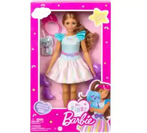 Mattel Barbie Muñeca My First Teresa Vestido Celeste