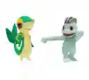 Jazmares Pokemon Battle Ready! Set 2 Figuras Machop+snivy