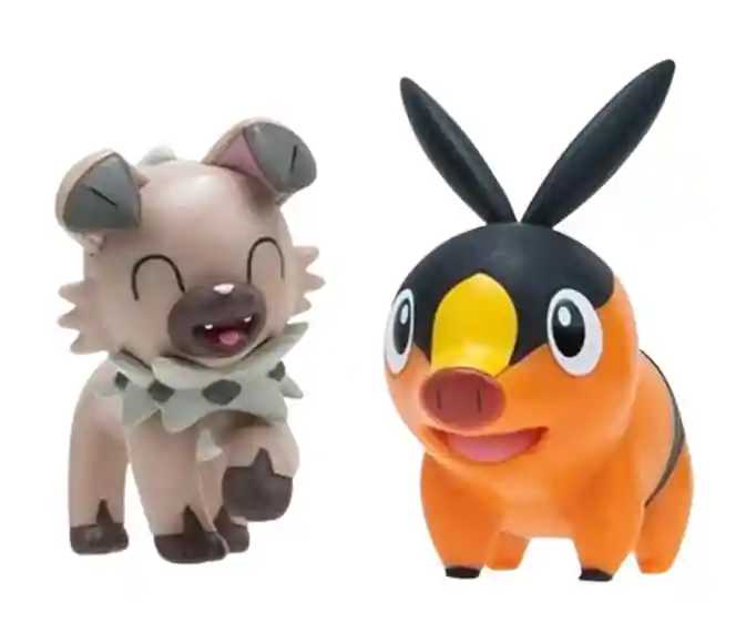 Jazmares Pokemon Battle Ready! Set 2 Figuras Tepig+rockruff