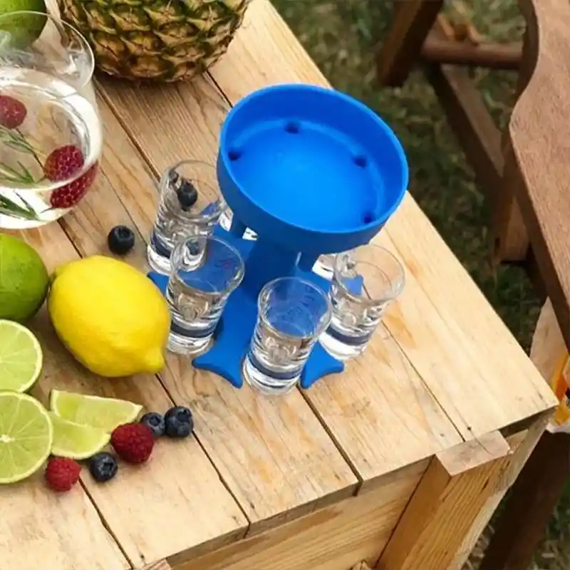 Dispensador De 6 Vasos De Chupito Soporte Para Vino