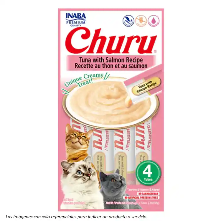 Churu Snack Sabor Atún Y Salmón 56g