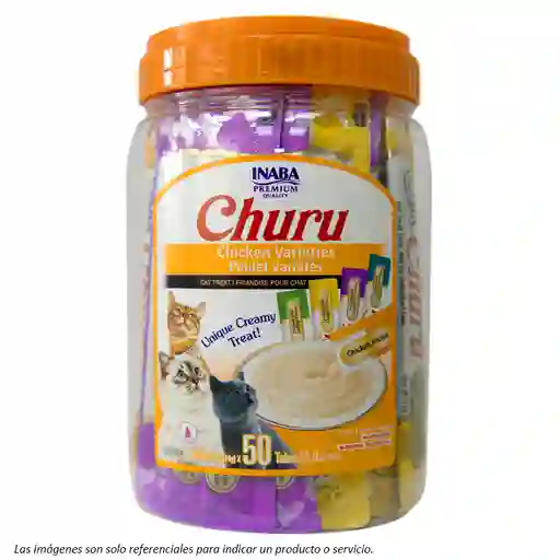 Churu Pollo Variedades Tarro 50und.